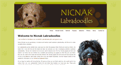Desktop Screenshot of nicnaklabradoodles.com